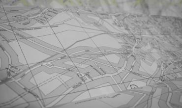Location, Location, Location A photo of a map