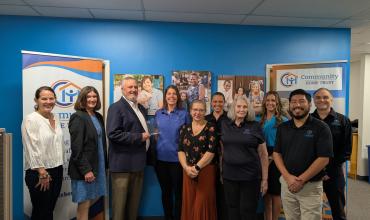 Open Air Camp Road Affordable Homes Recognized for Innovative Housing Opportunities Award presentation to Open Air Camp Road Affordable Homes