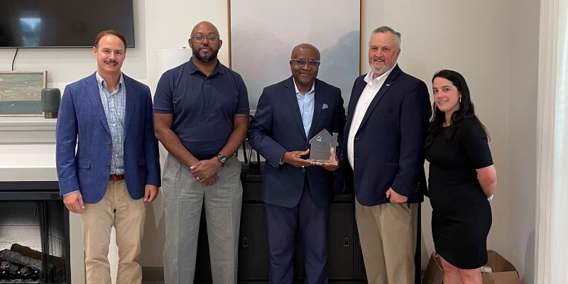 Eastway Crossings Apartments Recognized for Outstanding Creative Partnerships Award presentation to Eastway Crossings